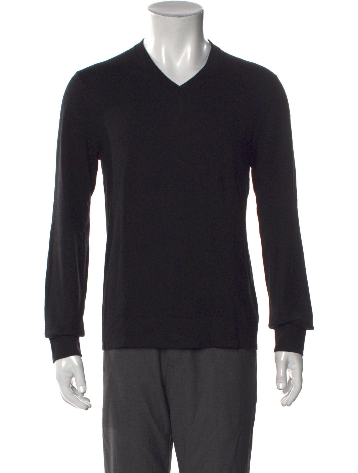 Theory V-Neck Long Sleeve Pullover