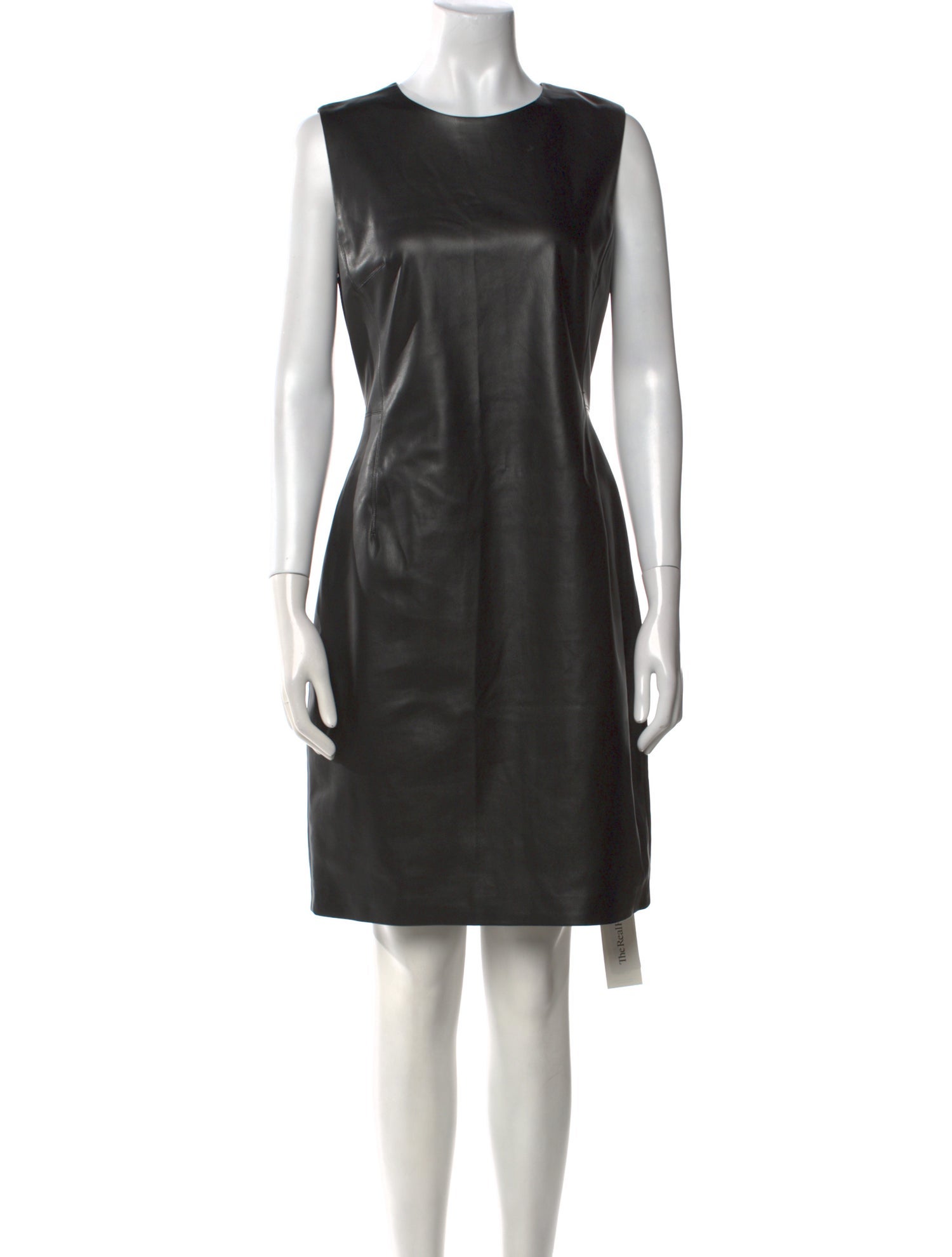 Theory Leather Knee-Length Dress w/ Tags