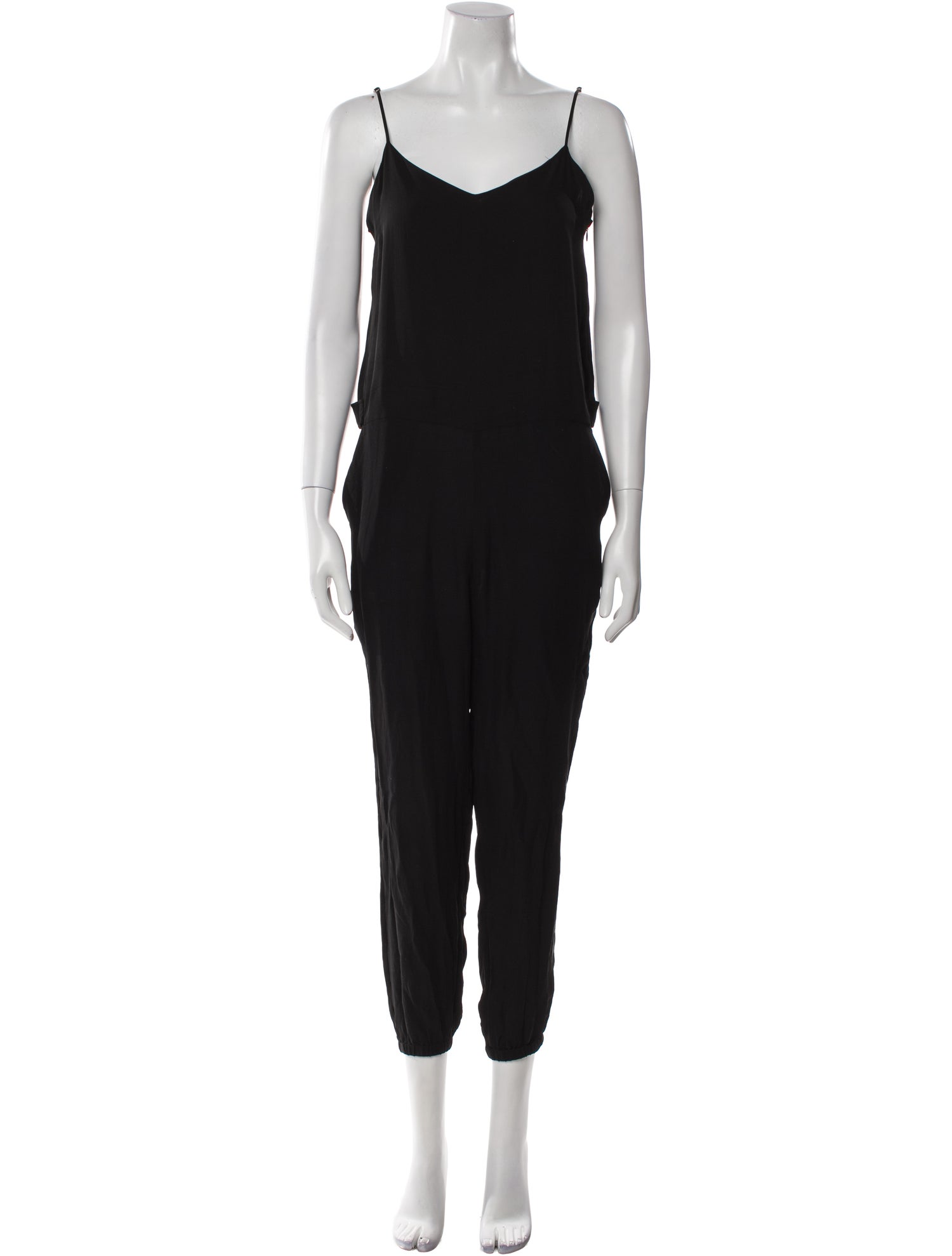 Theory Silk V-Neck Jumpsuit