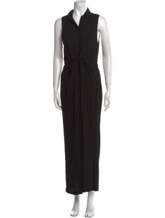 Theory V-Neck Jumpsuit