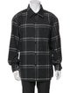 Theory Plaid Print Peacoat