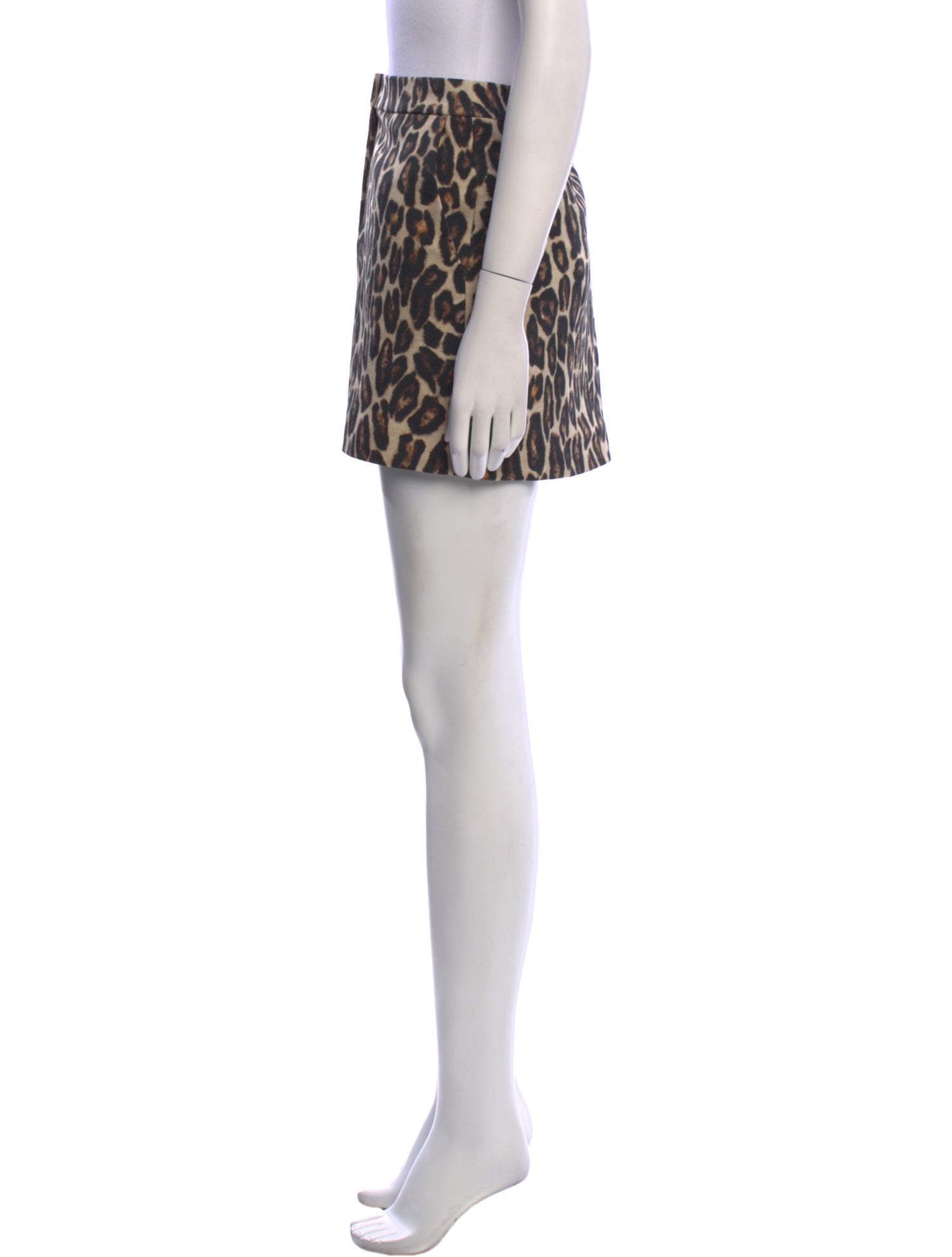 Theory Virgin Wool Mini Skirt