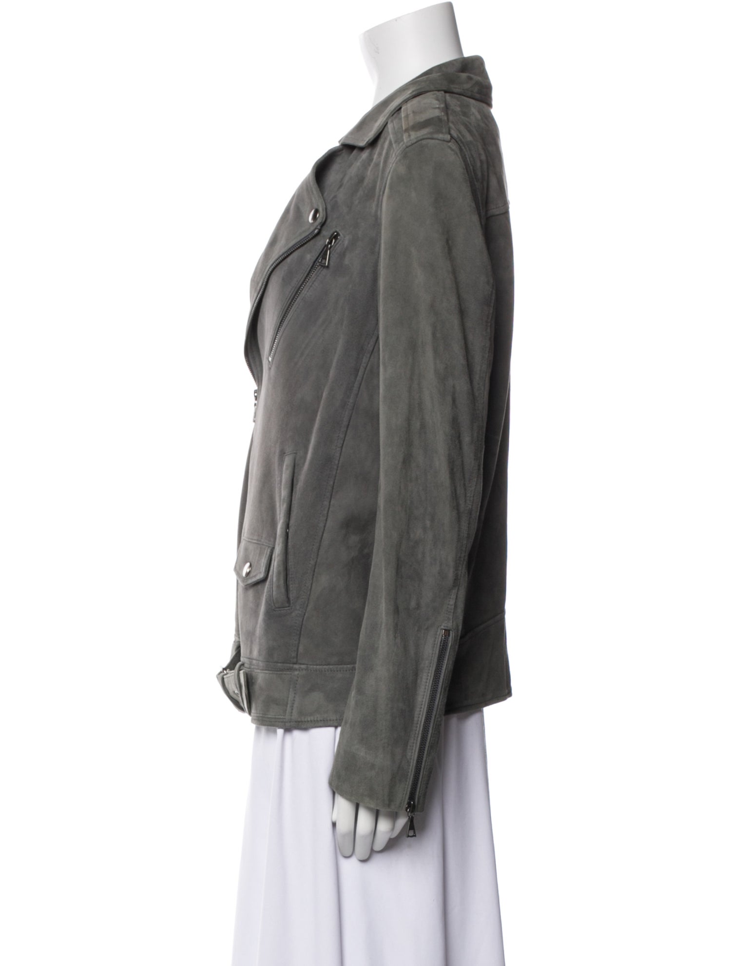 Theory Suede Biker Jacket