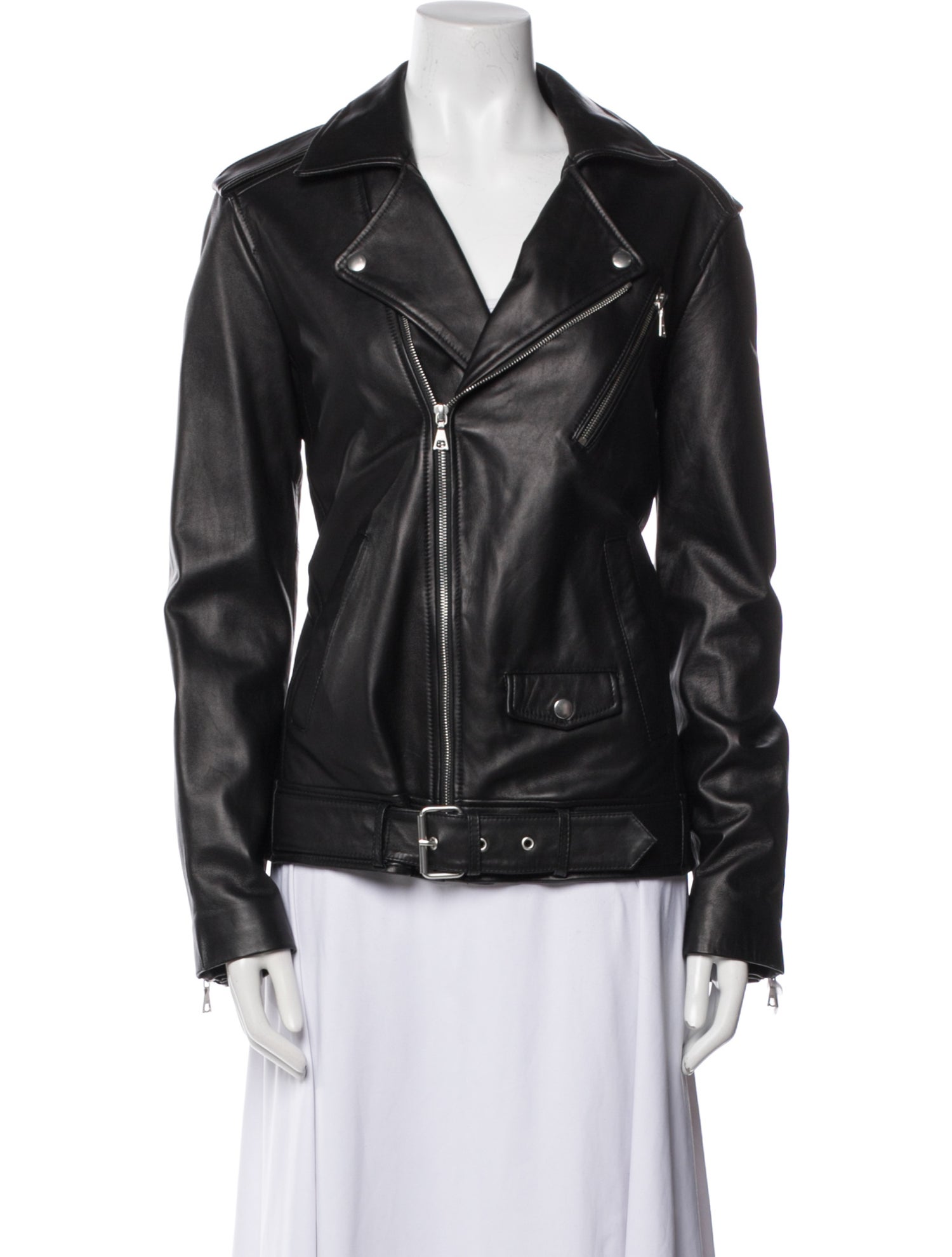 Theory Leather Biker Jacket