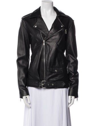 Theory Leather Biker Jacket