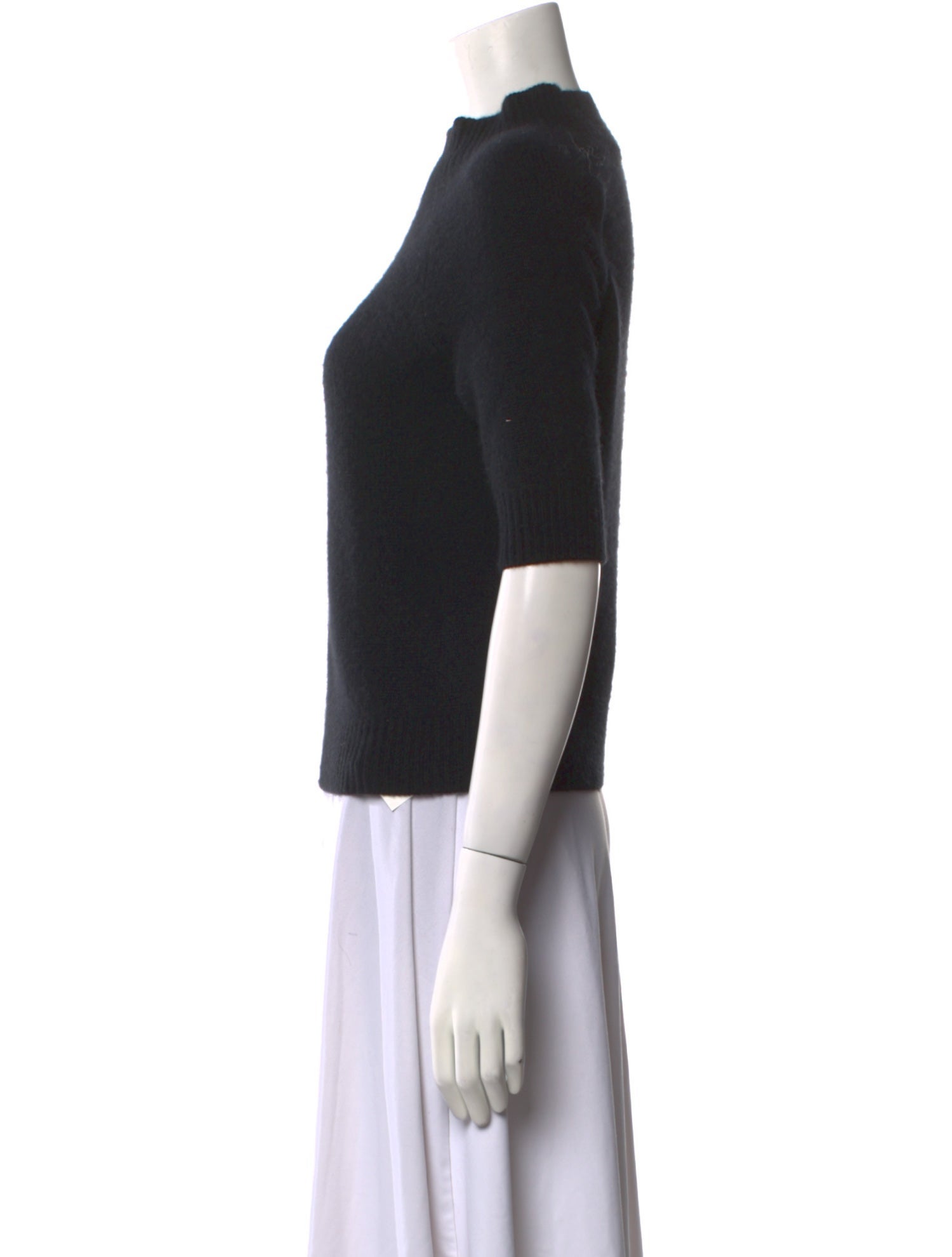 Theory Cashmere Mock Neck Sweater