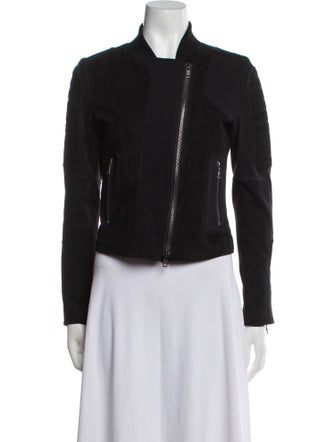 Theory Lamb Leather Biker Jacket