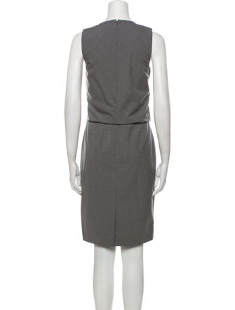 Theory Virgin Wool Knee-Length Dress