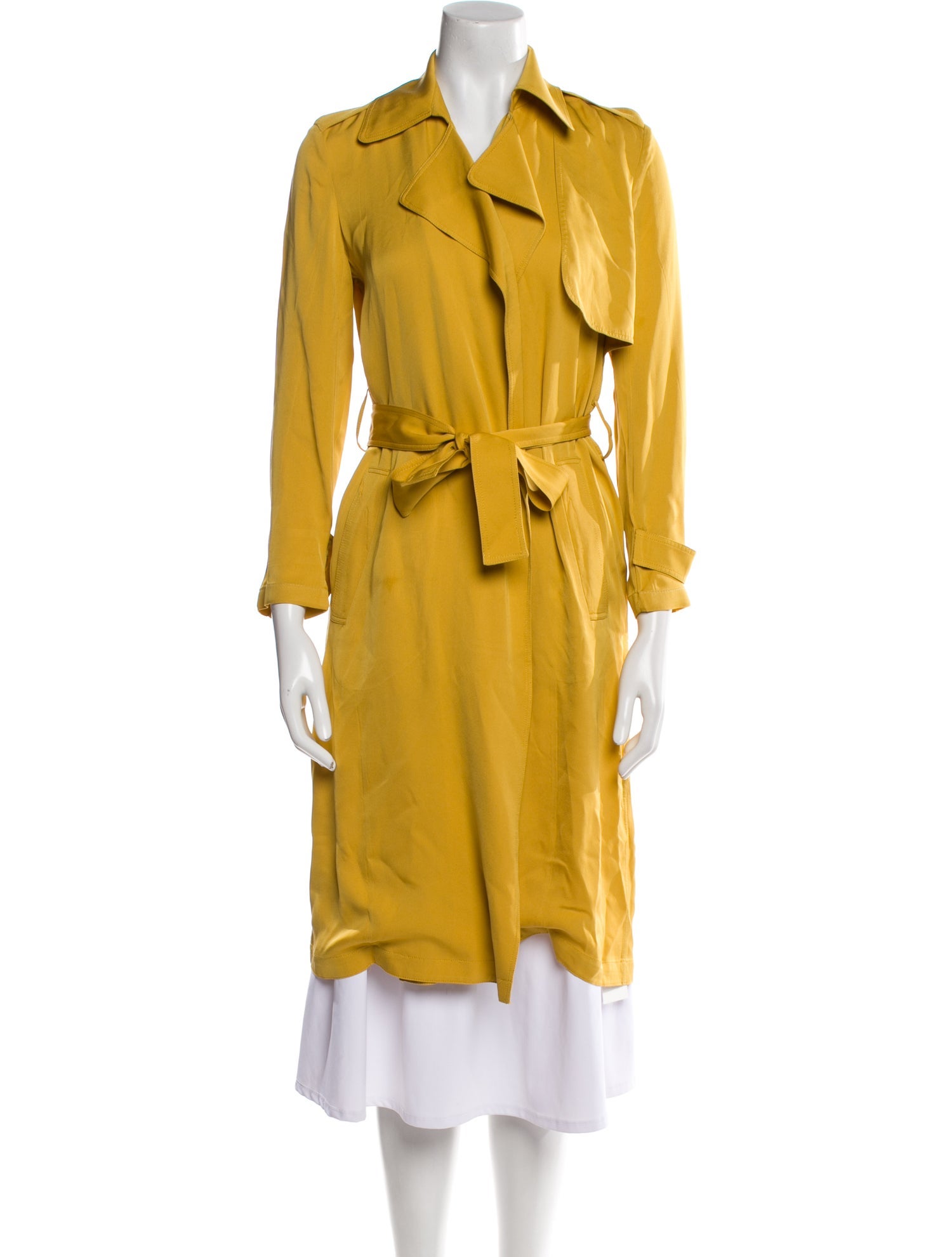 Theory Silk Trench Coat