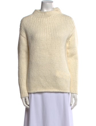 Theory Alpaca Mock Neck Sweater