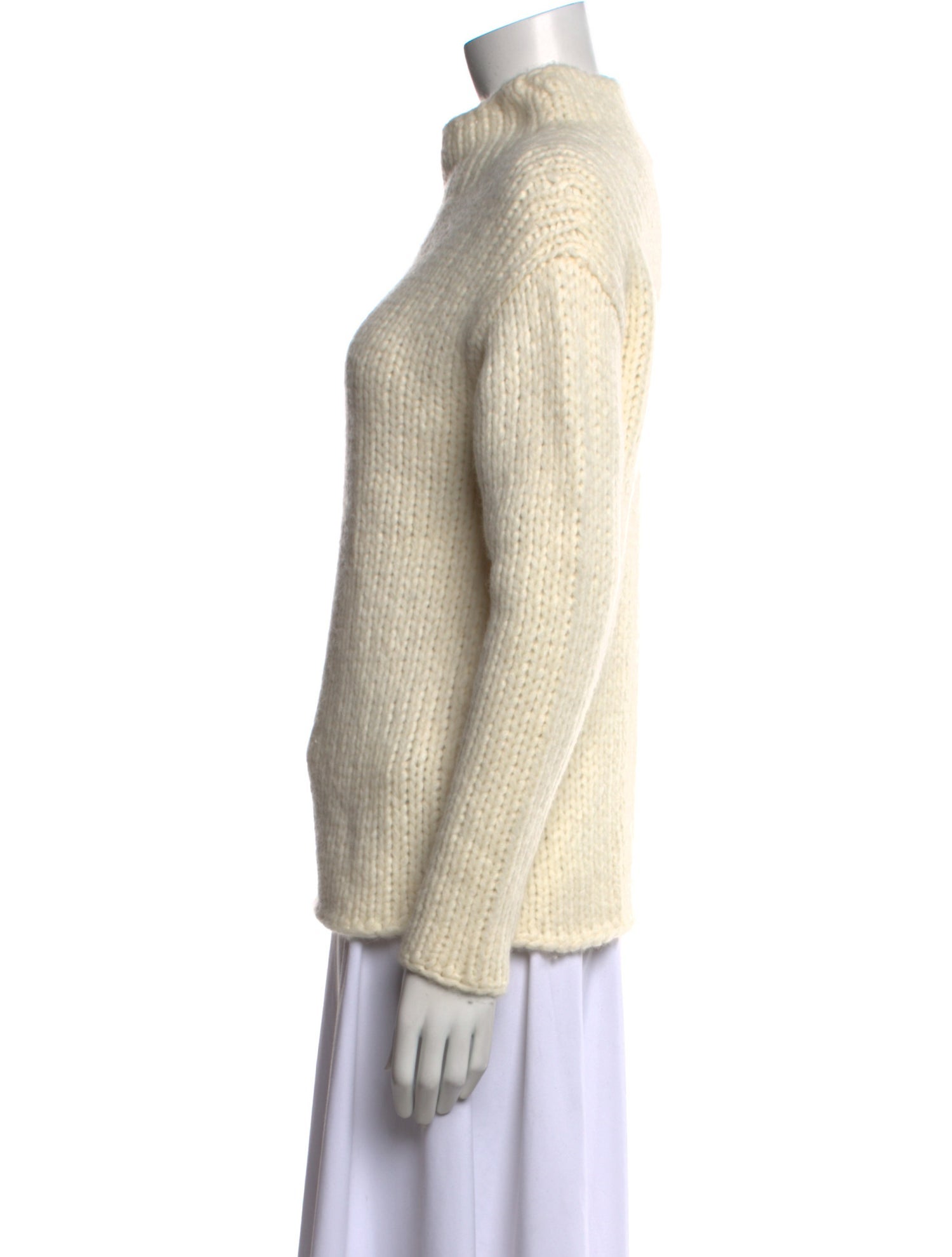 Theory Alpaca Mock Neck Sweater