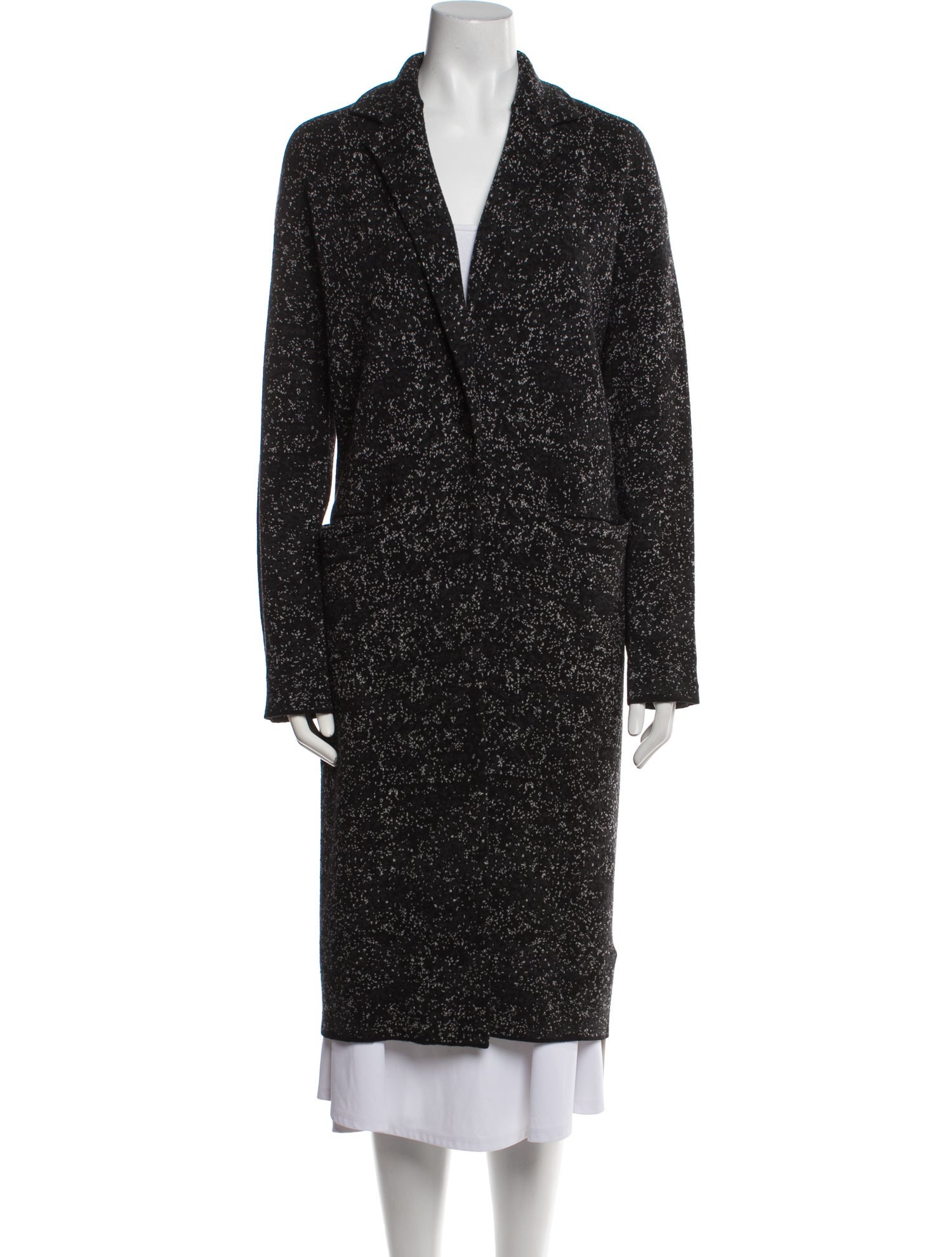 Theory Wool Tweed Pattern Coat