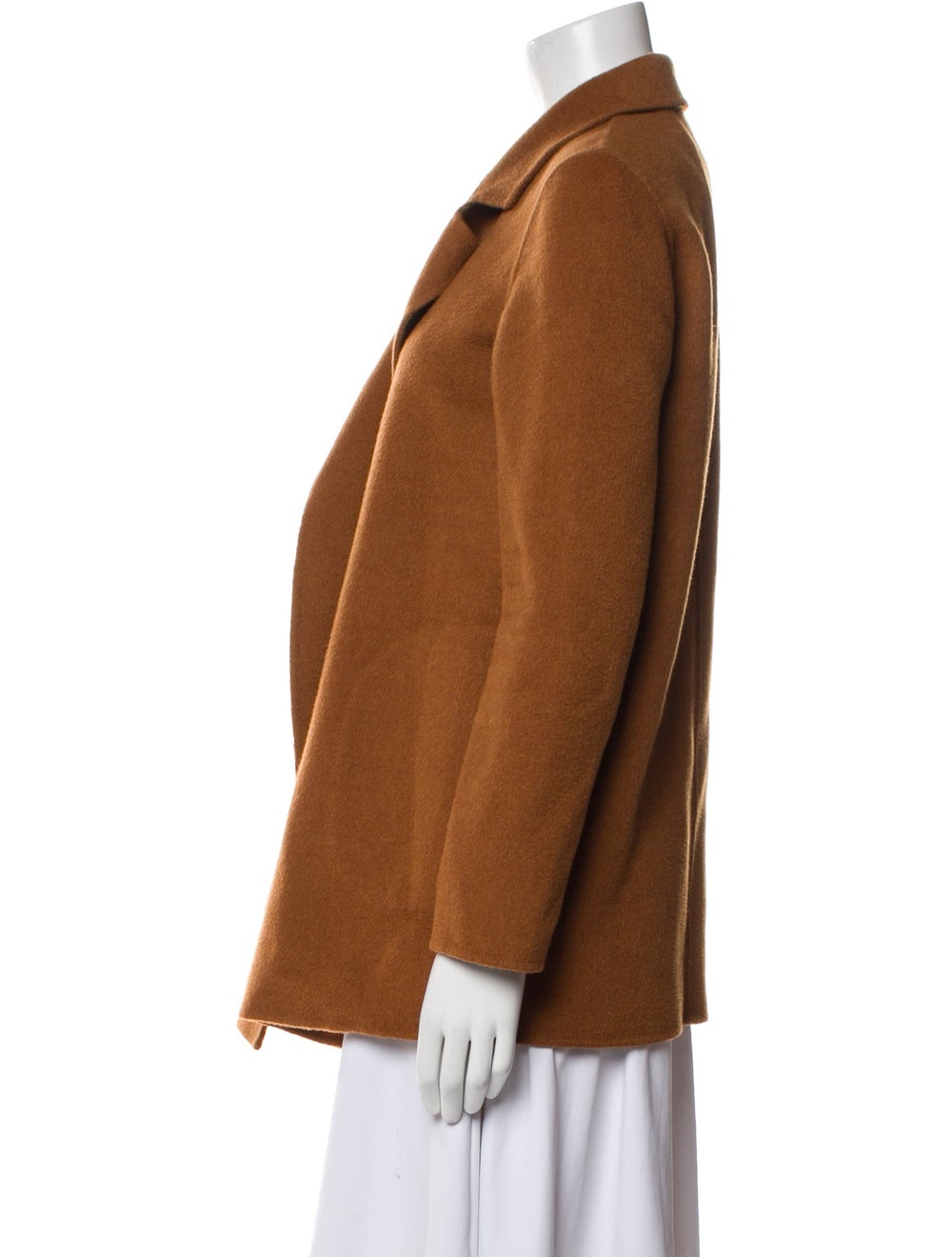 Theory Wool Blazer Neutrals Pointed Collar Slit P… - image 2