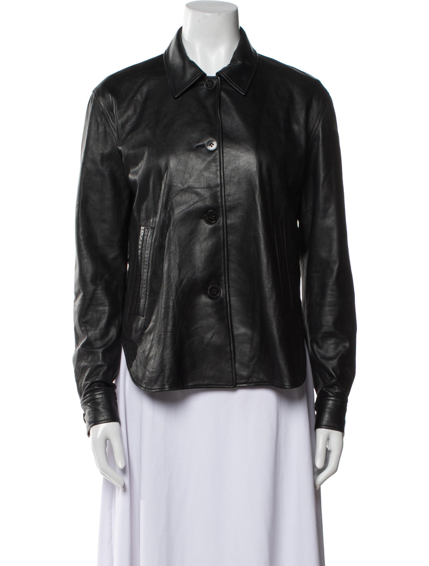 Theory Leather Biker Jacket