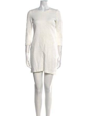 Theory Scoop Neck Mini Dress