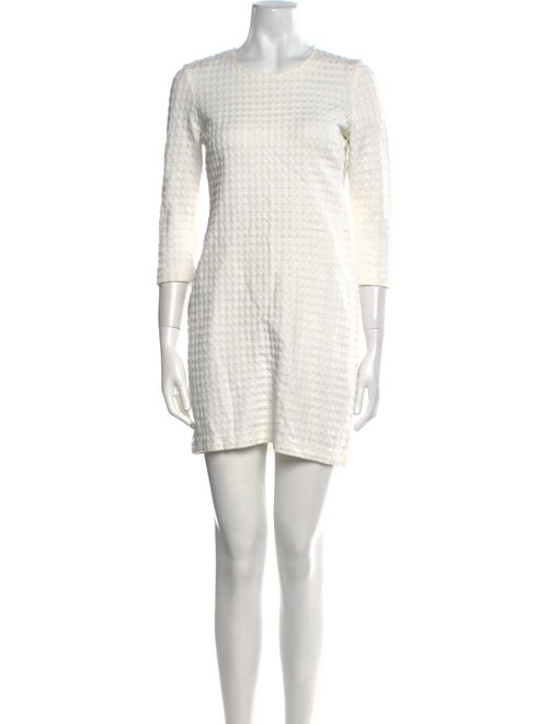 Theory Scoop Neck Mini Dress