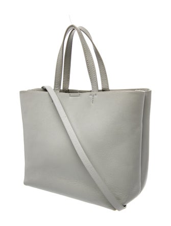 Theory Leather Top Handle Bag