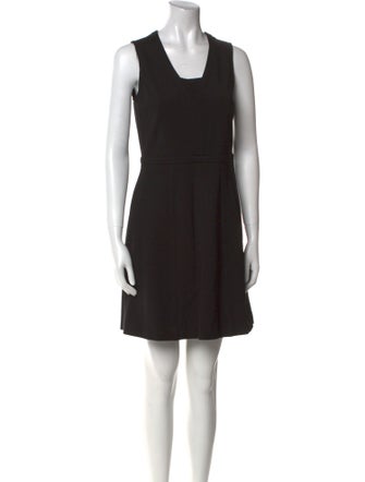 Theory Square Neckline Mini Dress
