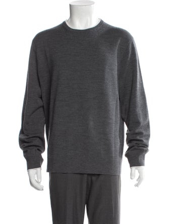 Theory Merino Wool Crew Neck Pullover