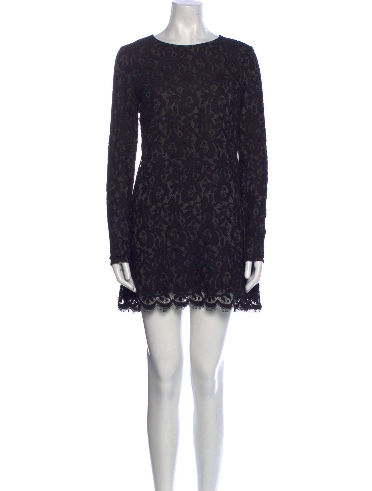 Theory Lace Pattern Mini Dress