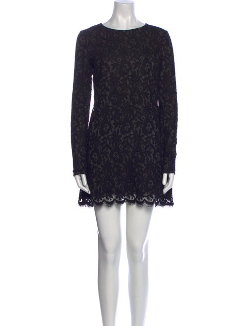 Theory Lace Pattern Mini Dress