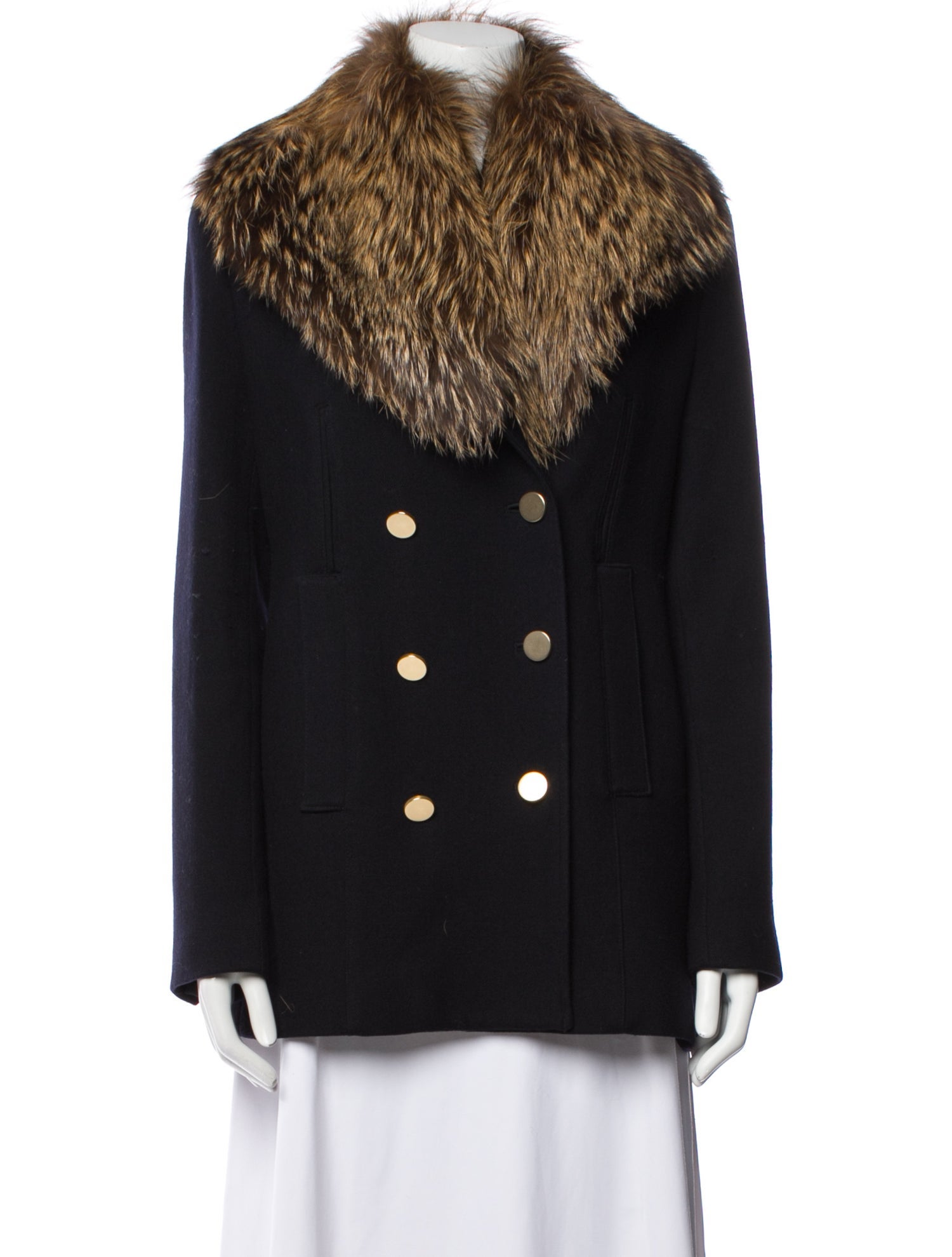 Theory Virgin Wool Fur Jacket