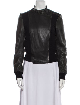 Theory Leather Biker Jacket