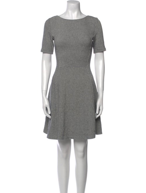 Theory Plaid Print Mini Dress