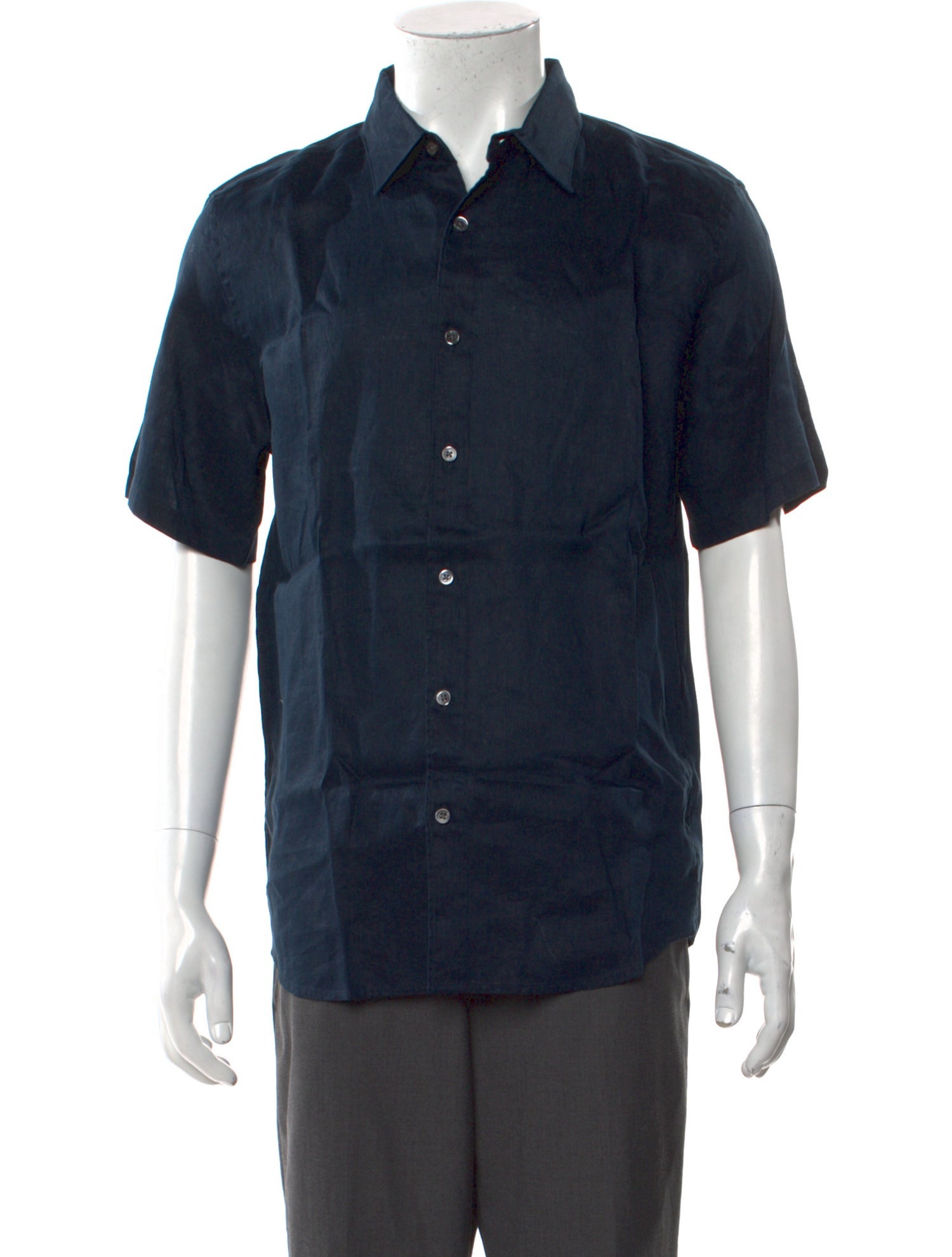 Theory Linen Short Sleeve Shirt w/ Tags