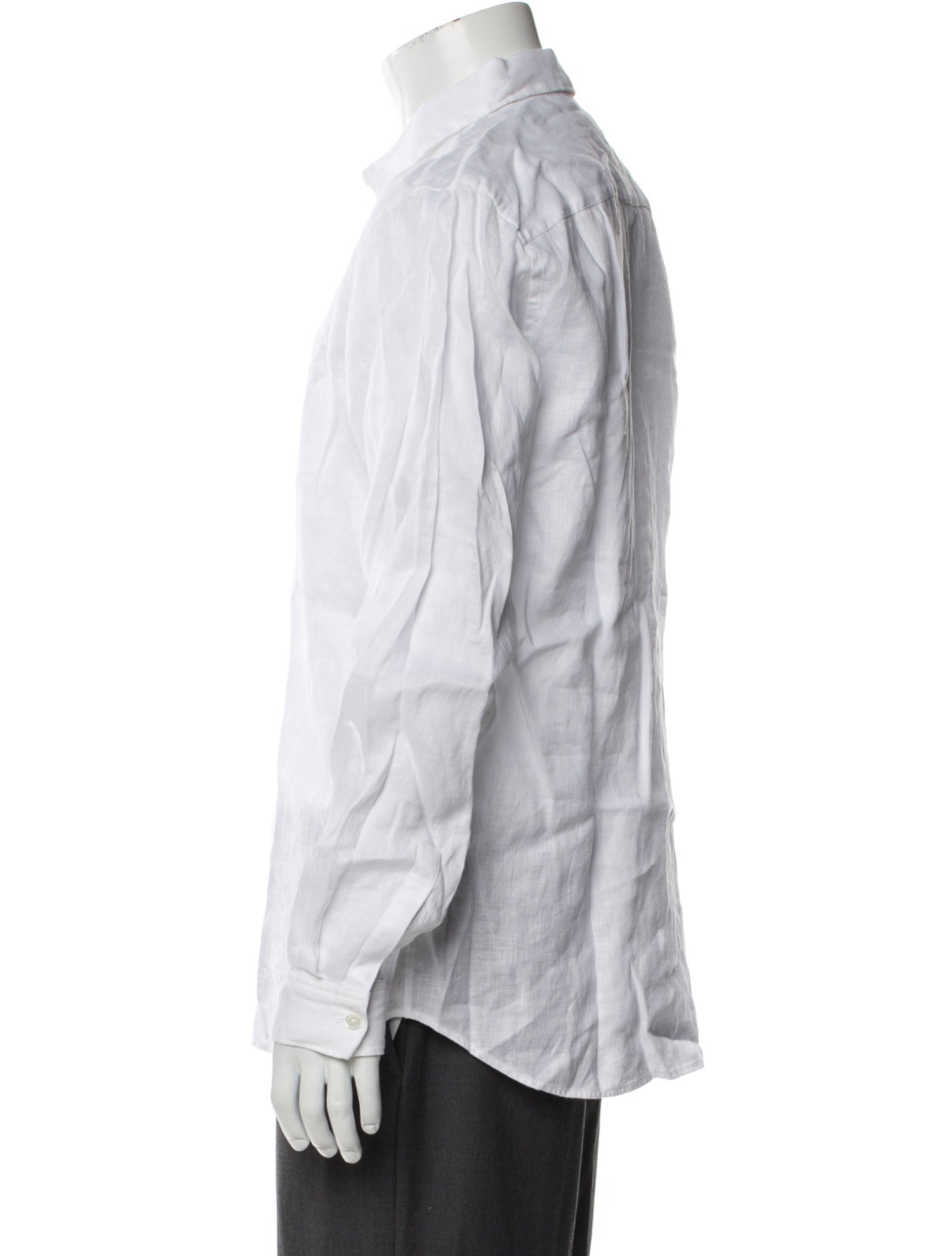 Theory Linen Long Sleeve Dress Shirt