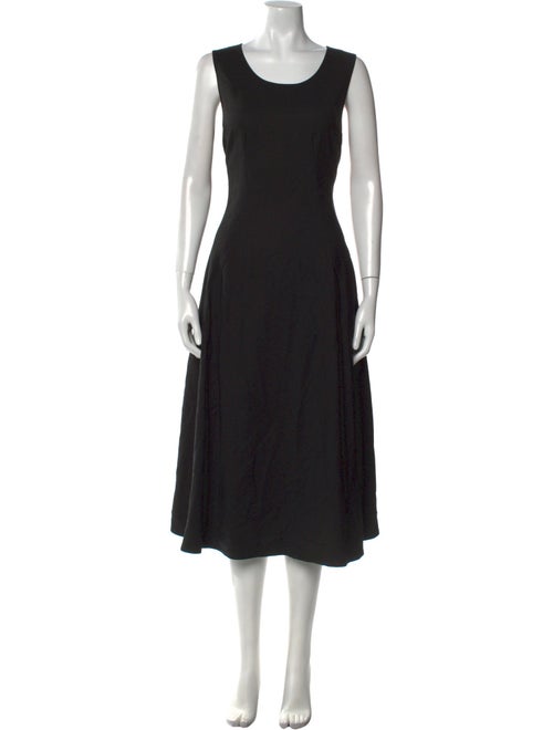 Theory Scoop Neck Midi Length Dress