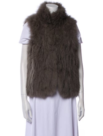 Theory Fox Fur Jacket