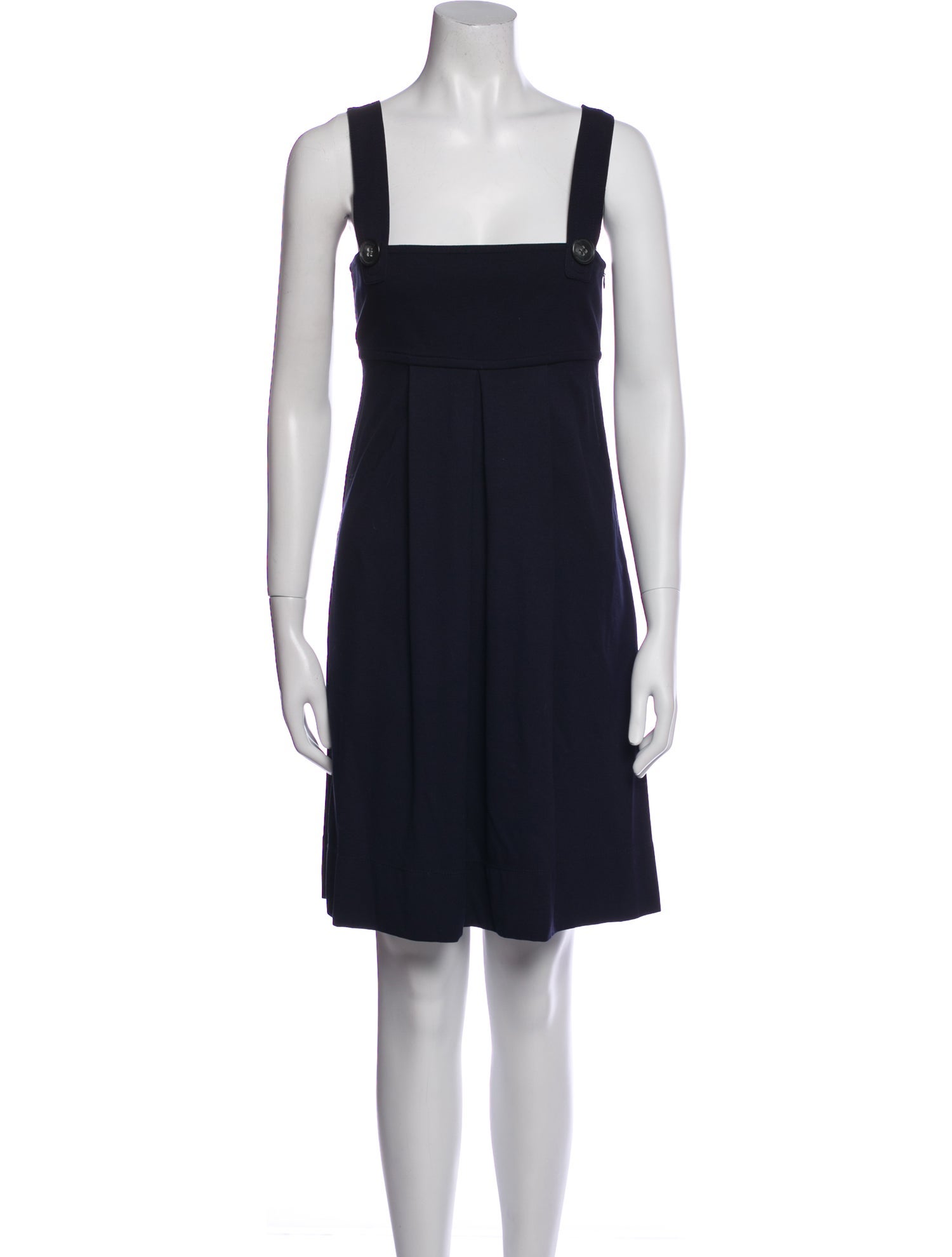 Theory Square Neckline Mini Dress