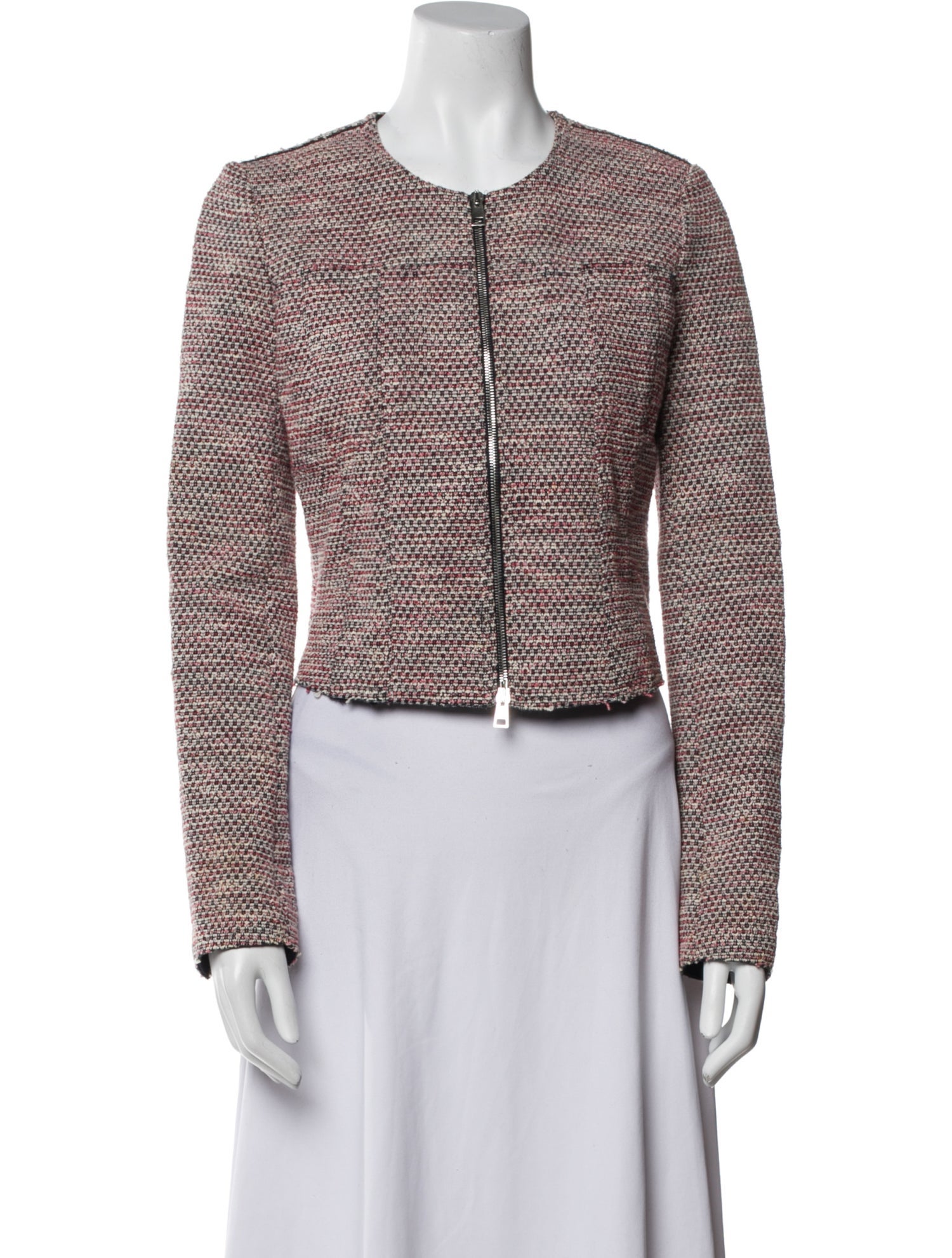 Theory Tweed Pattern Evening Jacket
