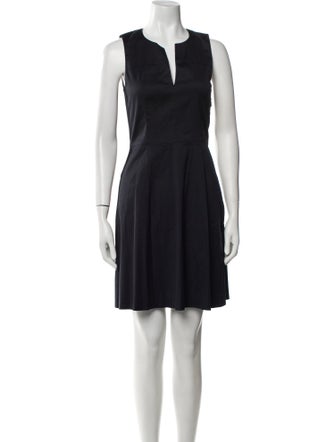 Theory V-Neck Knee-Length Dress