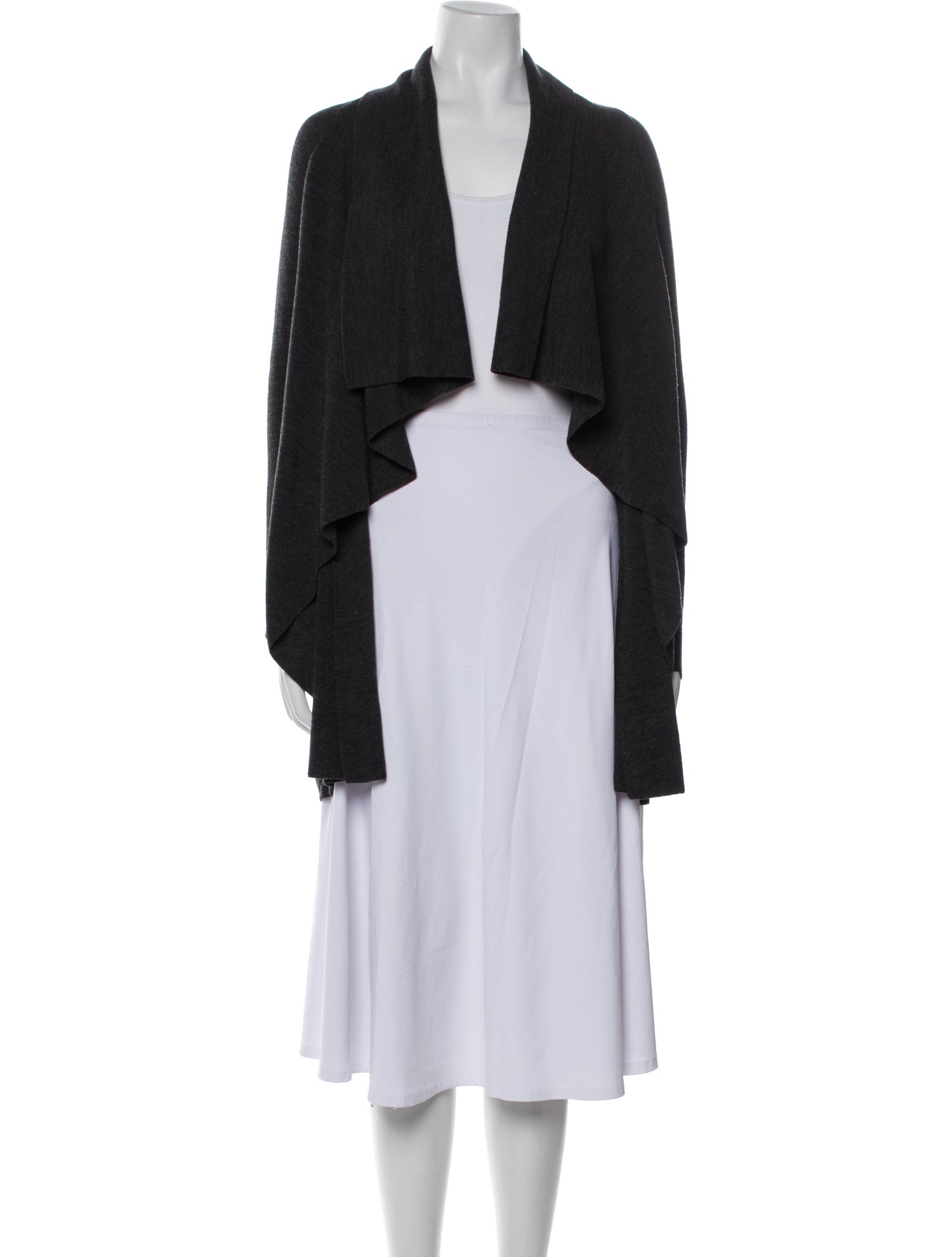 Theory Wool Open Front Sweater