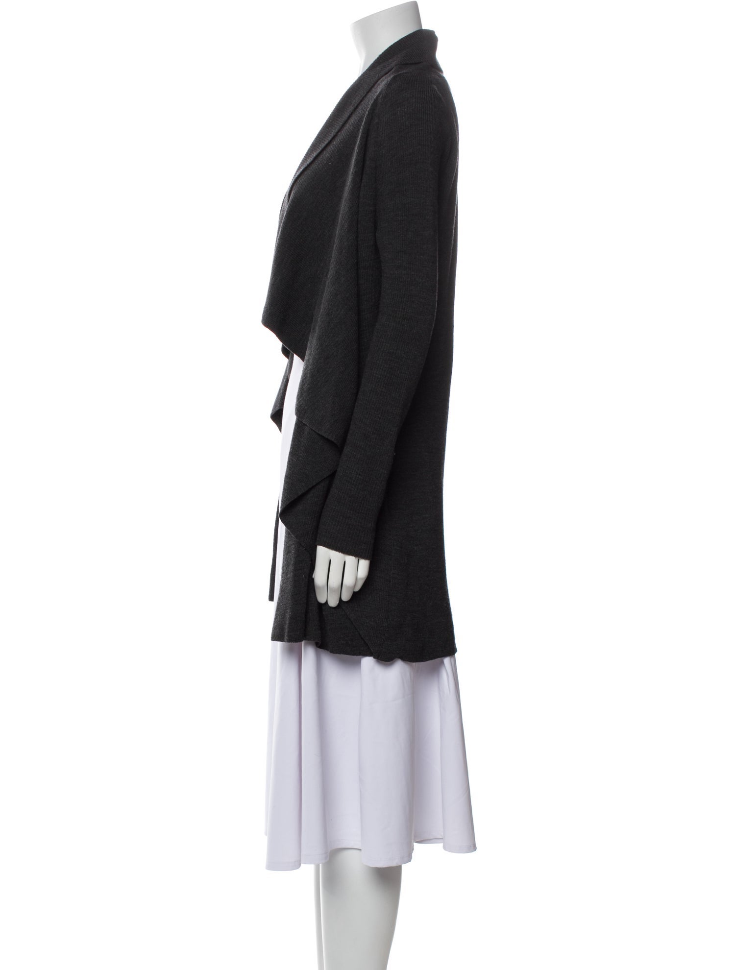 Theory Wool Open Front Sweater