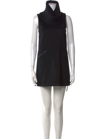 Theory Virgin Wool Mini Dress