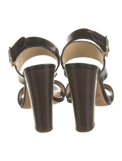 Theory Patent Leather Slingback Sandals