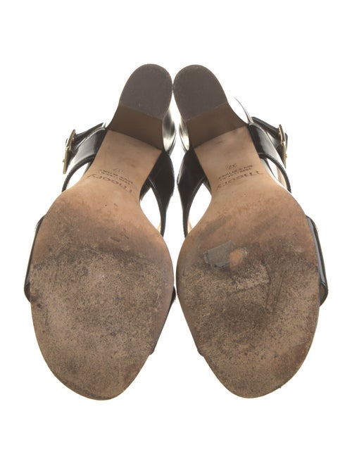 Theory Patent Leather Slingback Sandals