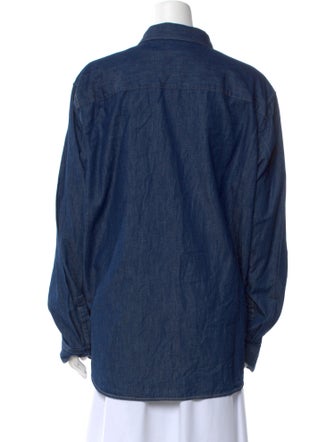 Theory Long Sleeve Denim Shirt