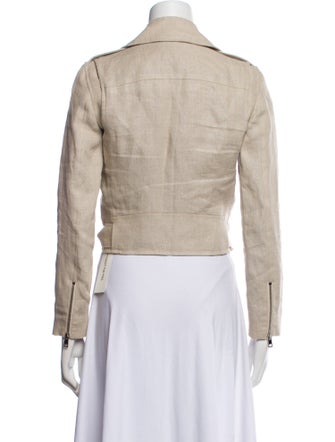 Theory Linen Biker Jacket