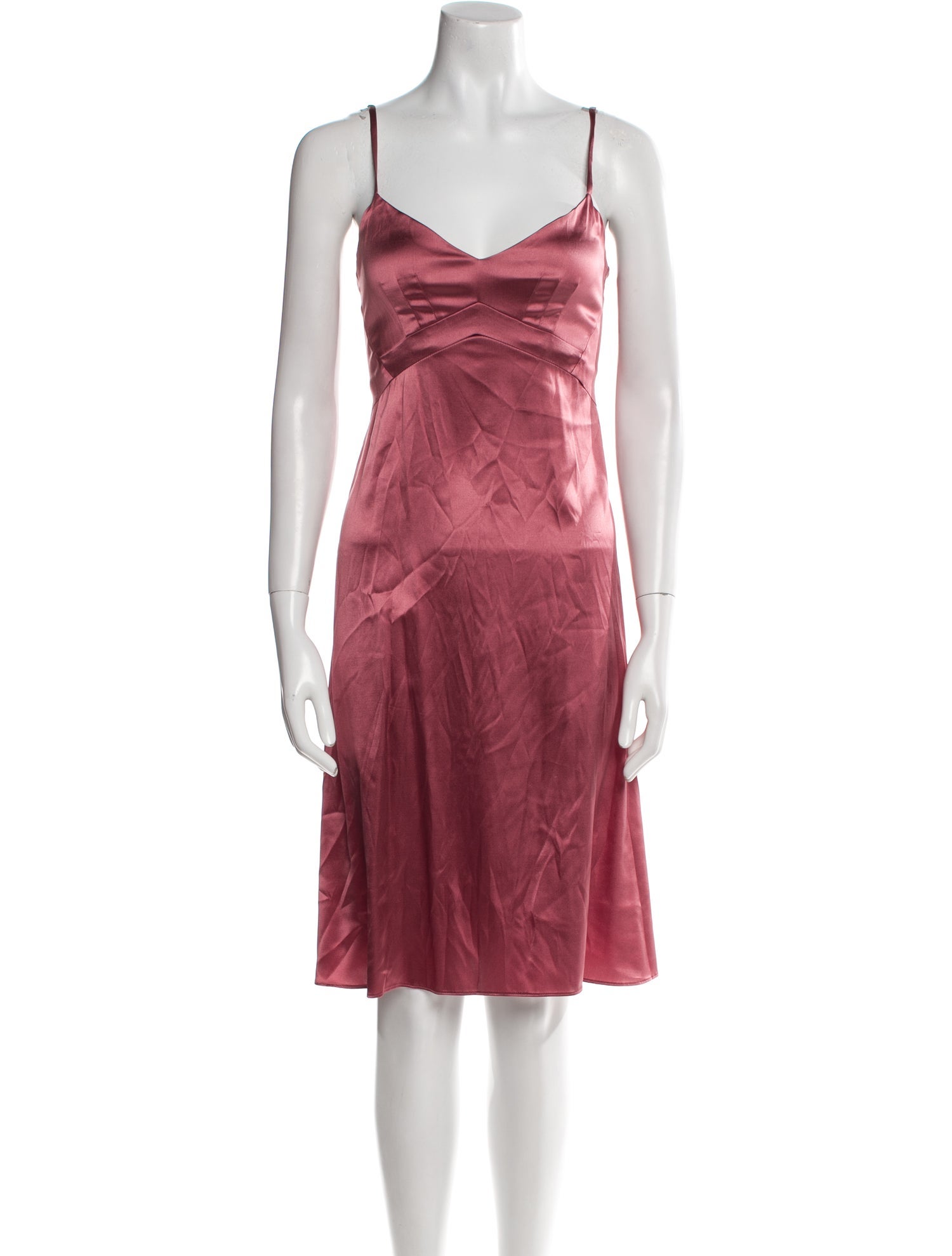 Theory V-Neck Mini Dress