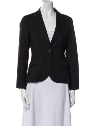Theory Wool Striped Blazer