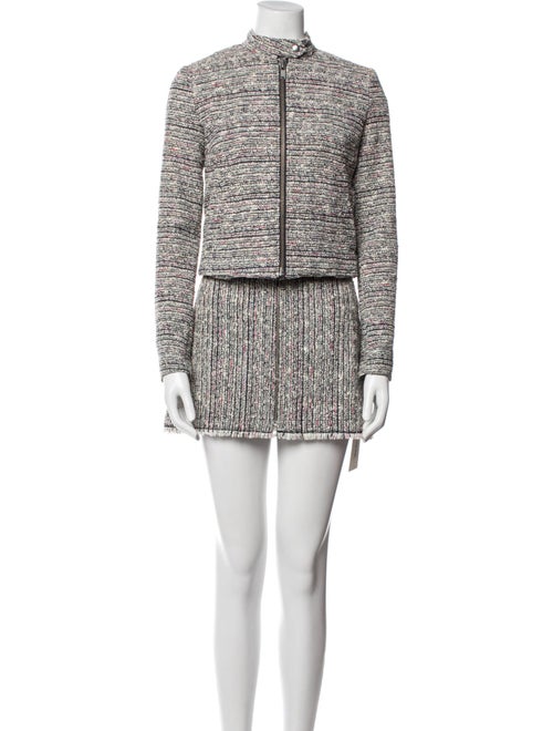 Theory Tweed Pattern Skirt Suit