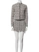 Theory Tweed Pattern Skirt Suit