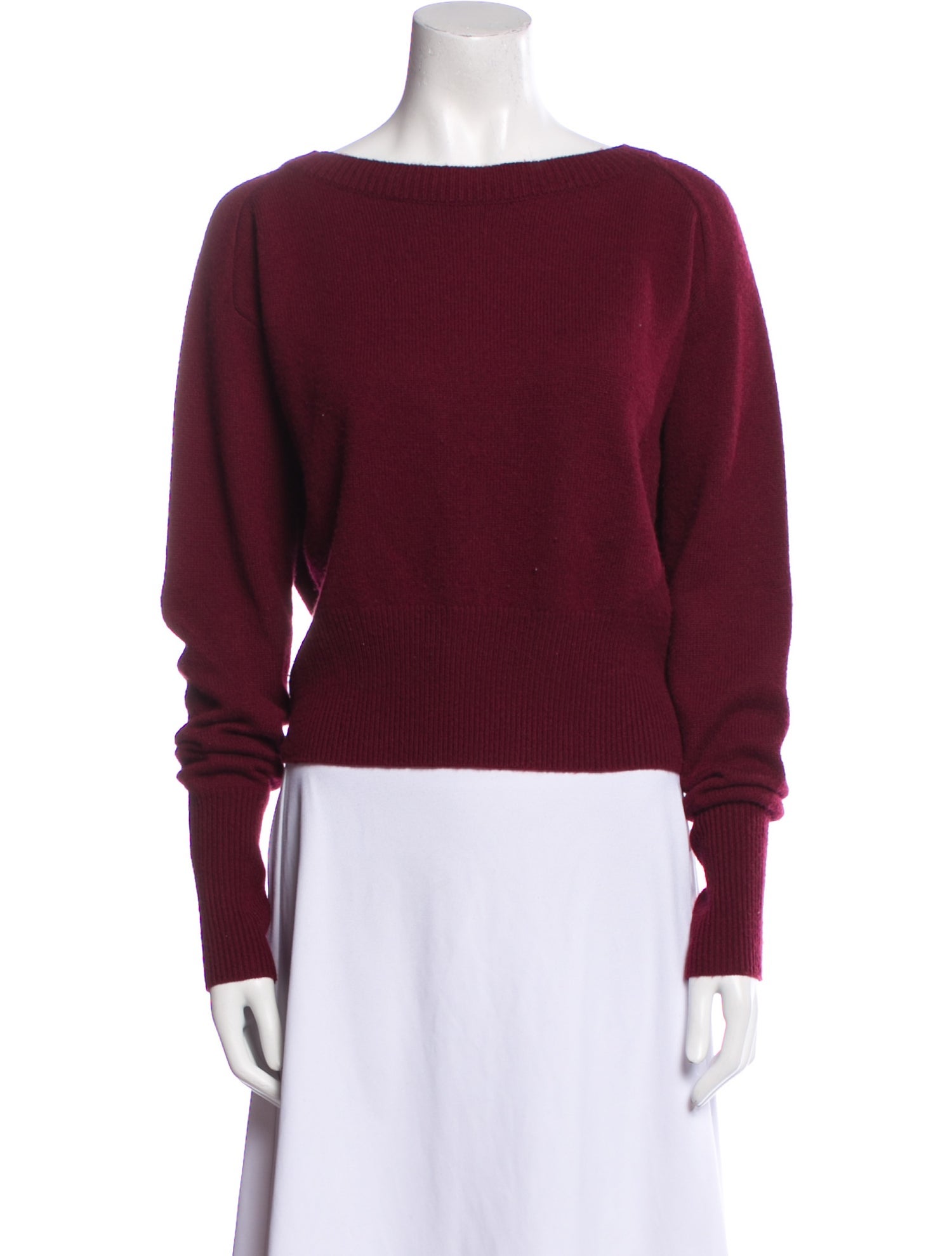 Theory Cashmere Bateau Neckline Sweater