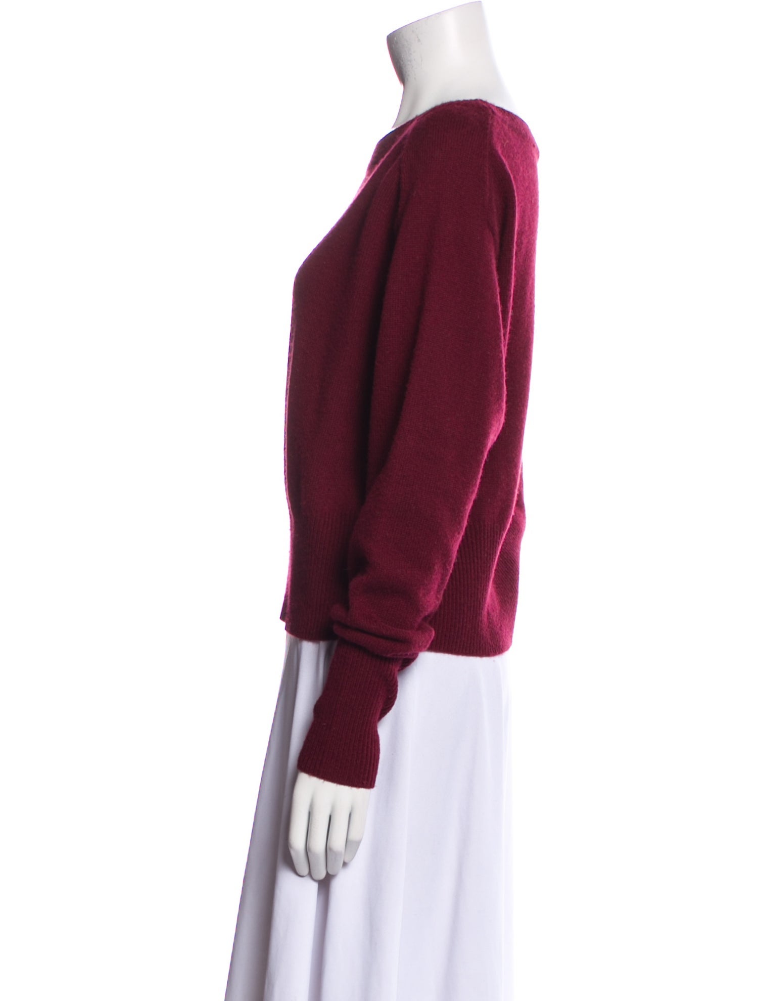 Theory Cashmere Bateau Neckline Sweater