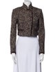 Theory Wool Tweed Pattern Evening Jacket