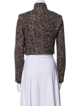 Theory Wool Tweed Pattern Evening Jacket